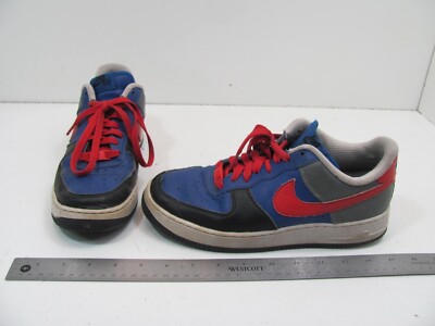 Nike By You Air Force 1 LOW Custom Sneaker Red Blue US Men's 7 CT7875-994
