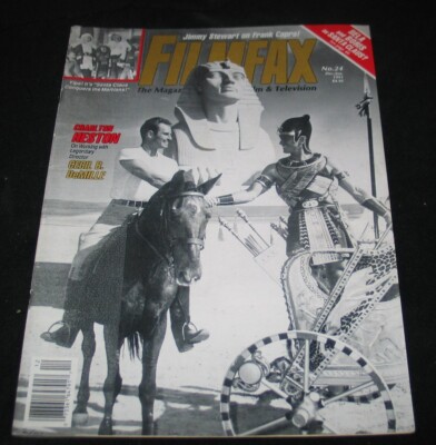1991 FILMFAX #24 CHARLTON HESTON Disney Babes in Toyland JIMMY STEWART