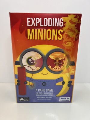 Exploding Minion Exploding Minions Special Edition Card Game by Exploding Kittens New in ...