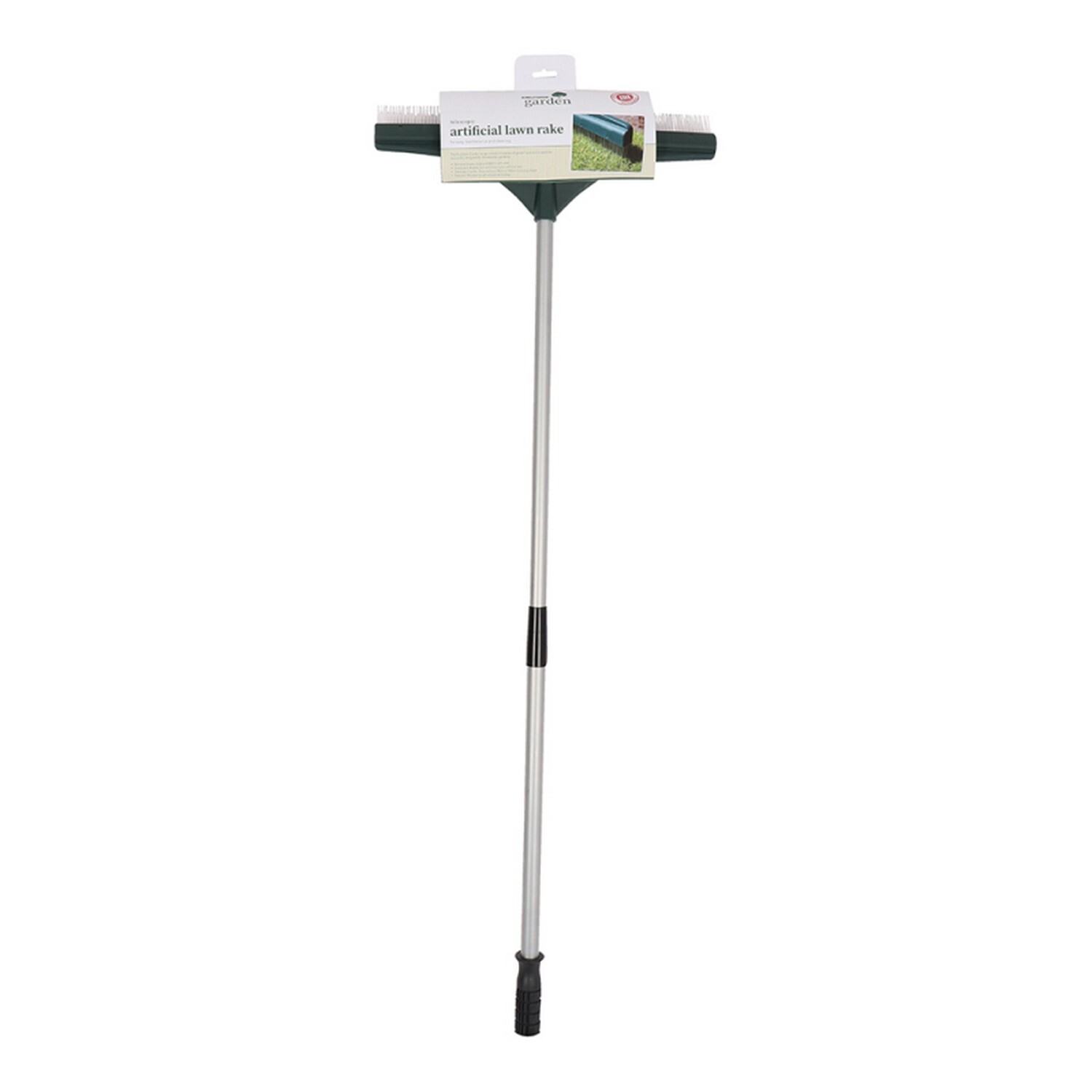 Telescopic Rake Adjustable Lawn Leaf Grass Removal Tool Garden Cleaning Outdoor