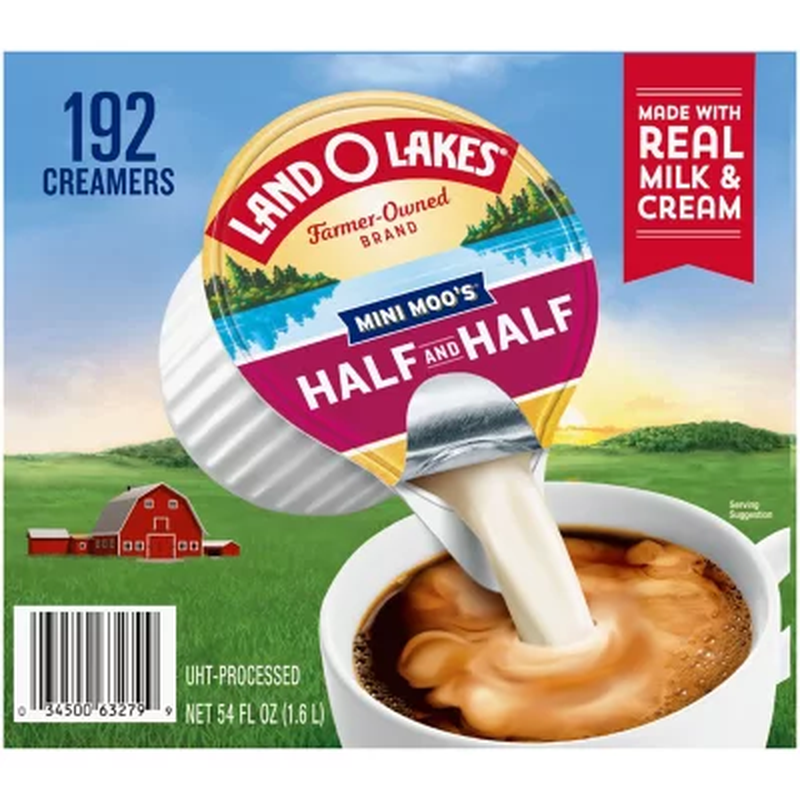 Land O'Lakes Mini Moo'S Half and Half coffee creamers (192 Ct.) eBay