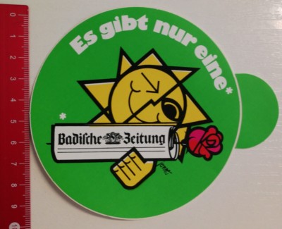 Sticker/Decal: Badische Zeitung - there is only one (23041771) 