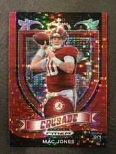 MAC JONES 2021 Prizm Draft Picks Crusade RED PULSAR Prizm Patriots very rare!