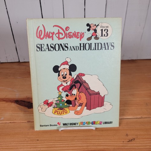 1983 Walt Disney Temporadas y vacaciones volumen 13 divertido de aprender libro de biblioteca - Imagen 22 de 22