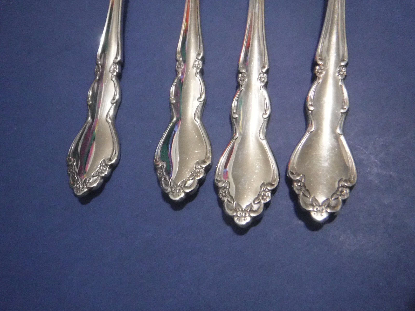 Oneida Dover USA 4 Dinner Forks 7 1/4 inch very glossy Stainless Flatware eBay