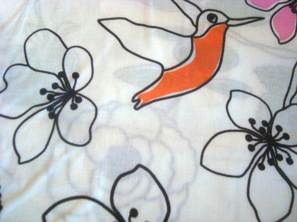 IKEA 2012 Tela Floral Pájaros Hongo Rana Edholm Ullenius Ludovika Por Yarda Foto 3 de 4