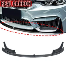Carbon Fiber Front Bumper Lip Splitter  For 15-20 BMW M3 F80 M4 F82 F83 MP Style
