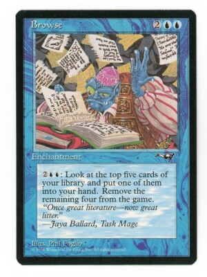 #ad Magic the Gathering Alliances Browse MTG Blue NM $2.95
