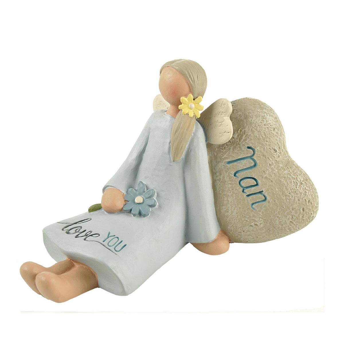 Nan Love You Feather & Grace Angel Figurine Guardian Angel Gift - Image 2