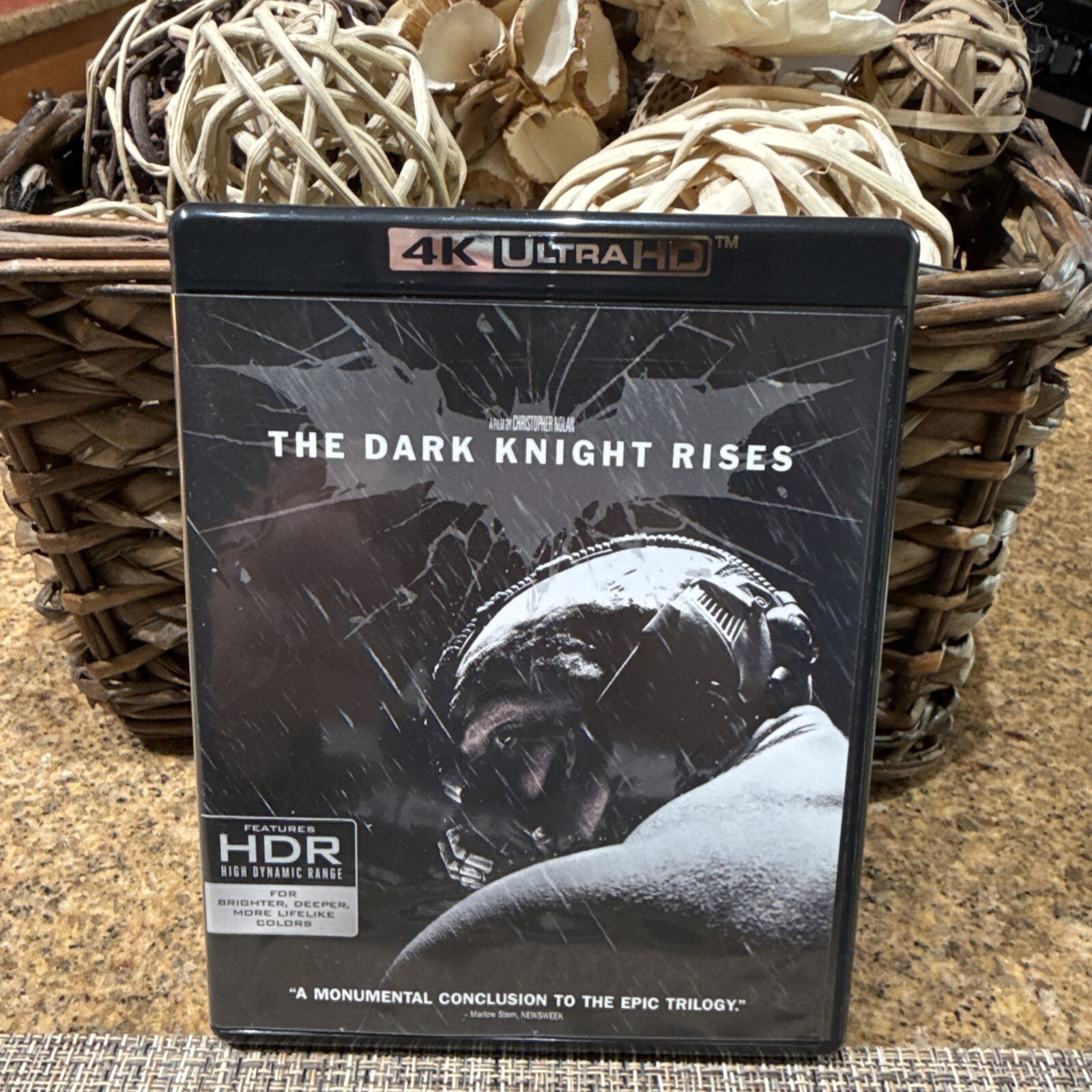 The Dark Knight Rises 2012 Ultra HD Blu-ray No Slipcover or Digital Code