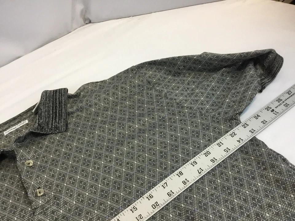 Polo Gianni Sport L Gris Argyle Algodón Hecho en Turquía Como Nuevo YGI R1-841 Foto 2 de 4