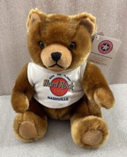 Hard Rock Cafe NASHVILLE Herrington Teddy Bear plush w/Tee Shirt w/Tag 2005