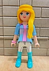 Playmobil character woman riding horse Spirit 24 for custom rare vintage