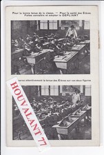 94 Champigny :  cpa publicité Ets Gossens, Dépliant ergonomie à l'école (2 vues)