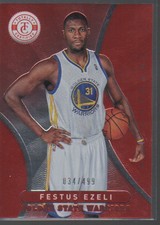FESTUS EZELI 2012-13 PANINI TOTALLY CERTIFIED TOTALLY RED ROOKIE #284 /499