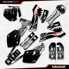 Gray Savage Camo Racing Graphics Kit fits KTM 02-08 Sx65 Sx 65 Decal
