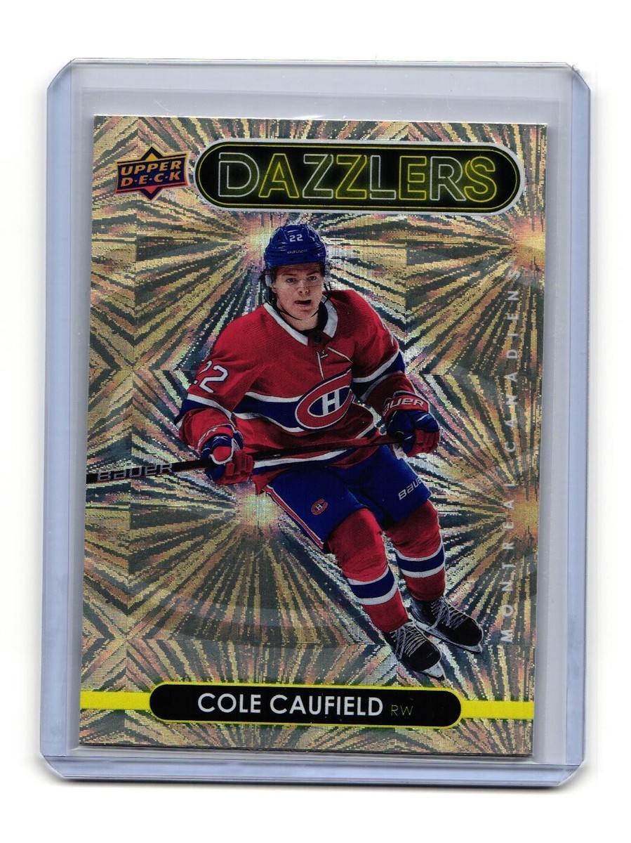 2021-22 Upper Deck Dazzlers Orange (Gold) #DZ-25 Cole Caufield RC