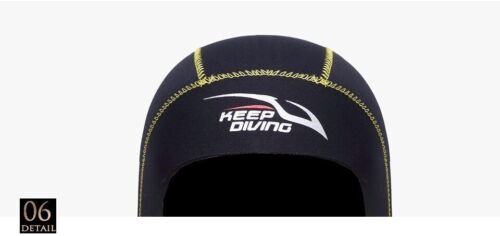 Capucha de buceo de neopreno de 3 mm con hombro equipo de snorkel gorra - Imagen 17 de 27