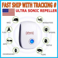 Ultrasonic Pest Insect Rodent Repeller Electronic Plug-In Mice Rat Cockroach Bug