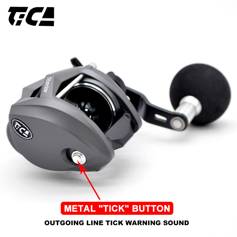 Moulinet Casting TICA Taille 300 – Eau Salée – Star Drag – Poignée électrique – Neuf