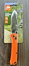 Ozark Trail 7.5 inch Slide Lock Folding Knife, D2 STEEL, Belt Clip - NEW