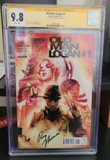 Old Man Logan 1  CGC 9.8 SS  ROY THOMAS 2015 RARE SIGNED COMIC