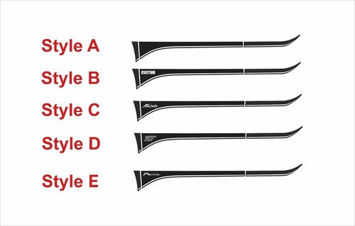 Side Body Decal Stripes Stickers compatible with Ford Fiesta 2019 - 2022 - Picture 4 of 4