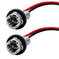2PCS T15 912 920 921 Bulb Socket Pigtail Wiring Harness Adapter, Bulb Socket ...