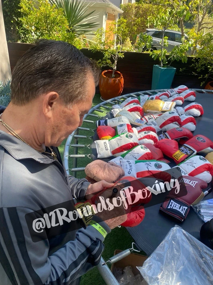 Signed Julio Cesar Chavez Glove (JSA CERT) - Image 2 of 2