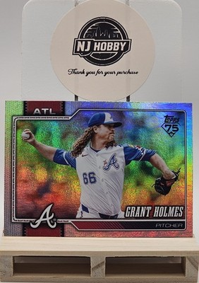 2026 Topps Series 1 - Grant Holmes #182 Rainbow Foil Atlanta Braves