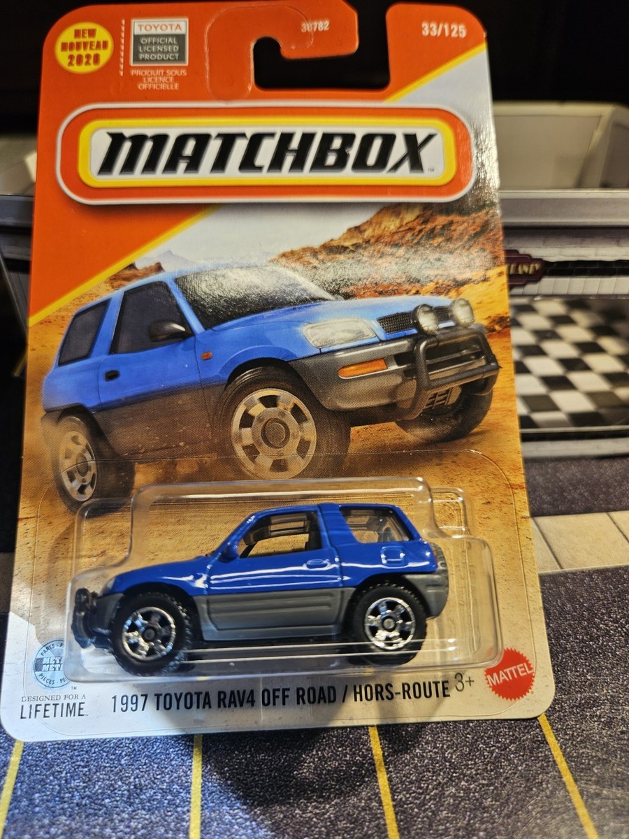 2026 Matchbox 1997 Toyota RAV4 Off Road/ Hors-Route Blue Car 1/64