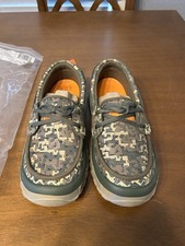 Soft Science Shoes Fishing Boat Shoes Fin 2.0 Camo Shoes Men  s 8/Women  s 10