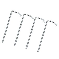 4 Pack Heavy Duty Exhaust Hanger Rods 90  Bend Universal Use Exhaust 4pcs