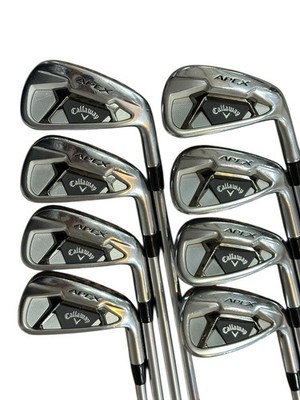 Callaway Apex Iron Set 3-PW Project X LZ 125g 6.5 X Flex Shafts GP +4 Grips