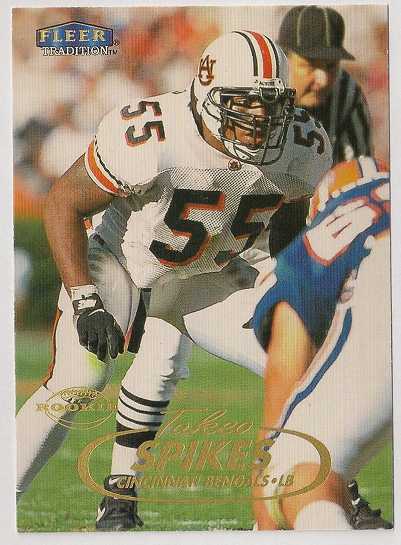 Takeo Spikes Fleer Tradition #241 Base