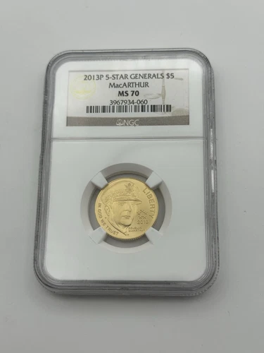 NGC 2013-P 5-Star Generals $5 MacARTHUR MS70