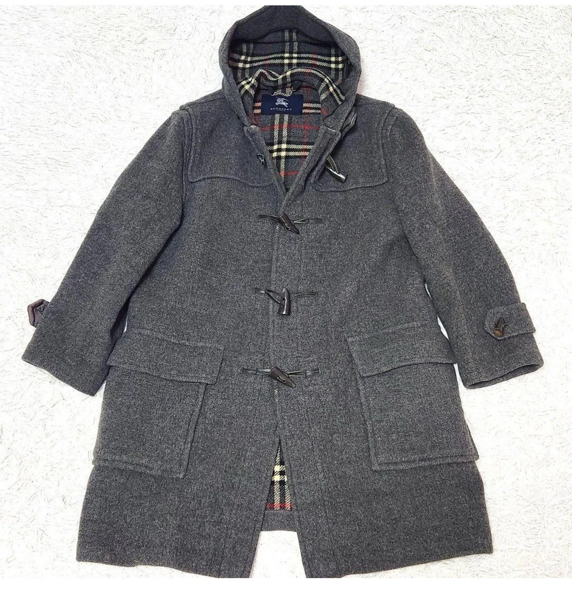 Burberry Wool Duffle Coat In Men's Coats & Jackets for sale - eBay
