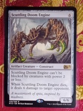 Scuttling Doom Engine M15 Coreset Core set Magic The Gathering MTG card artifact