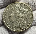 1904 S MORGAN SILVER DOLLAR COIN SILVER XF