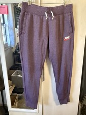 Vintage 90s Nike Jogger Sweatpants Mens/women s XL Purple Hips Hop