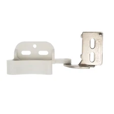 Amerock Marathon CM2606-14 Nickel White 1/2" Overlay Knife Hinge Single