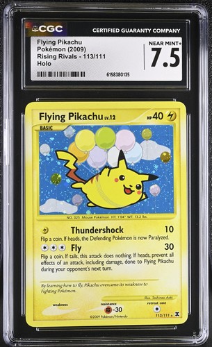 Flying Pikachu graded CGC 7.5 for sale on eBay