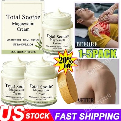 Total Soothe Magnesium Cream Total Relief Magnesium Creams Nerve Pain Relief ~US