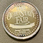 1993 .999 Silver 1 oz Round - Ohio State Fair - Willard Coin Exchange Mansfield