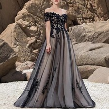 Wedding V-neck off shoulder floor decal chiffon fluffy wedding dress