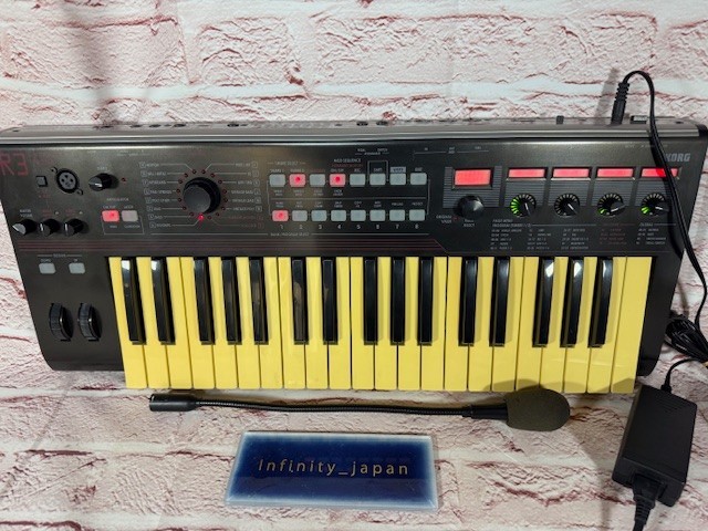 KORG R3 シンセサイザー37鍵 ボコーダー Korg R3 Keyboard Synthesizer for sale online | eBay