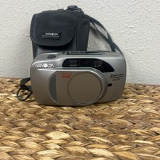 Minolta Supreme Freedom Zoom Elite 35mm Point Shoot Film Camera Book Case