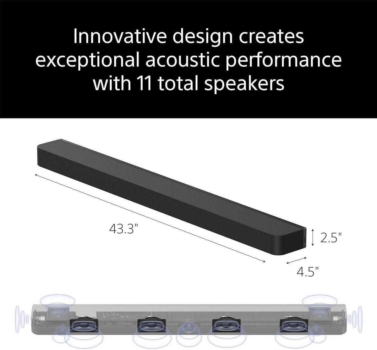 NEW SEALED Sony HT-A8000 BRAVIA Theater Bar 8 with Dolby Atmos 