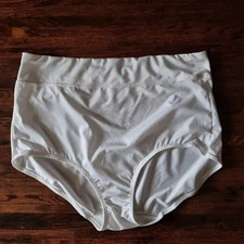 Warners White Panties Womens Large 7 Underwear Panty Brief