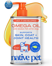 Omega 3 Fish Oil for Dogs  Cats   Wild Alaskan 16 oz,